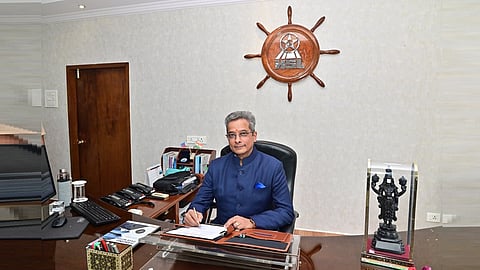 Rear Admiral C. Raghuram (Retd.) assumes charge as CMD of Hindustan Shipyard Ltd