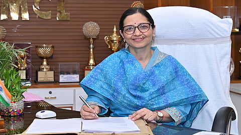 Alt="Rekha Pandey assumes charge as Director (HR) of MCL"