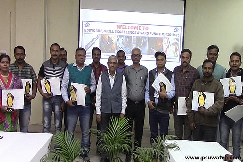 ED (Works) presents skill excellence awards to RSP employees