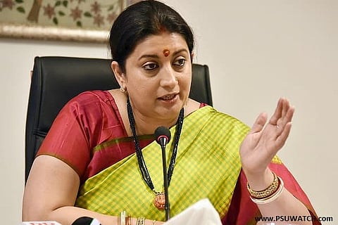 Smriti Irani: 2 PSUs under Ministry of Textiles will be shut down