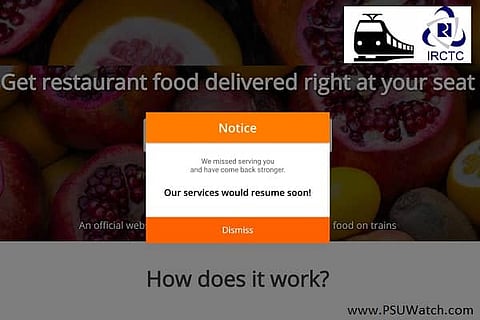 Order food on train online again as IRCTC resumes e-Catering
