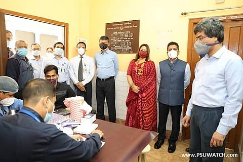 GRSE organises free health camp for contractors’ workmen