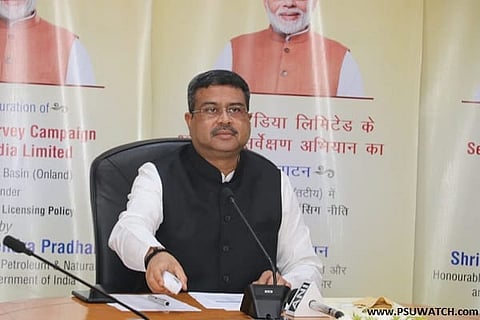 Pradhan inaugurates OIL’s Rs 220-cr seismic survey campaign in Mahanadi basin, Odisha