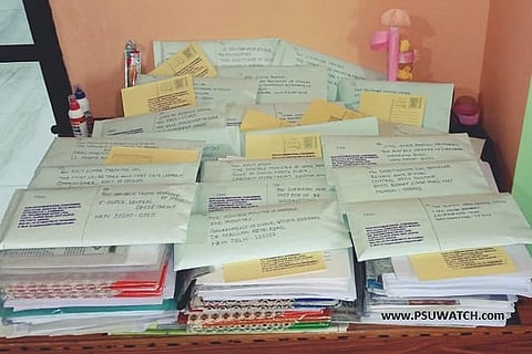 Protest during Corona: NINL employee sending postal letters to Lutyens in protest