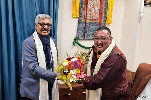 NHPC CMD visits 520 MW Teesta-IV HE project in Sikkim