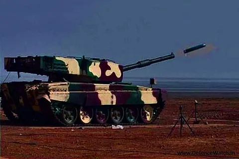 Laser-Guided Anti Tank Guided Missile (ATGM) successfully test-fired