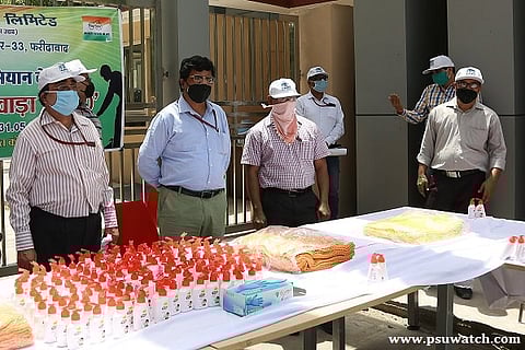 NHPC distributes personal hygiene kits during Swachhata Pakhwada 2020