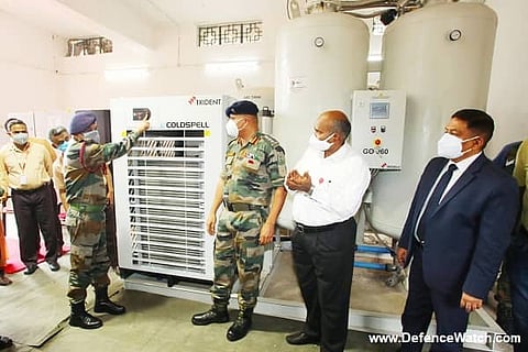 BDL installs Oxygen generator plant at the Military Hospital in Secunderabad