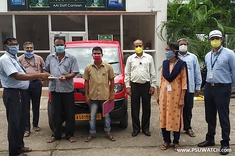 AAI donates food supply vehicle to HKM-Guwahati