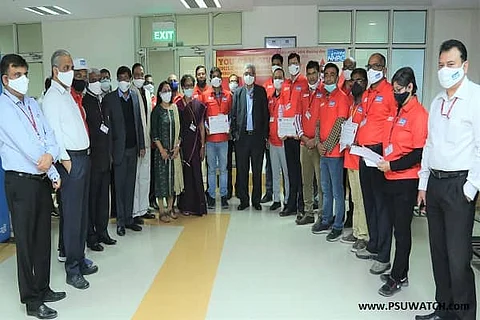 NHPC begins 46th Raising day celebrations with blood donation camp