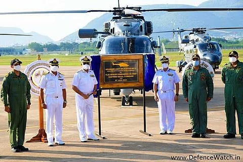 Coastal security ready Advanced Light Helicopters (ALH) inducted at INS Dega