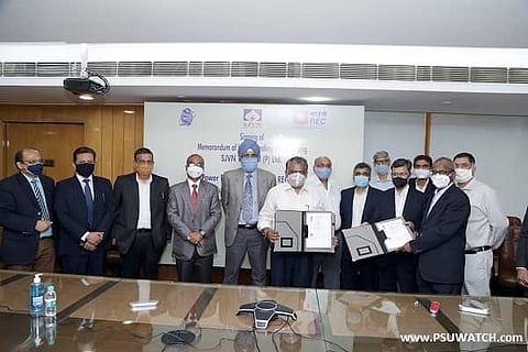 SJVN signs MoU with PFC & REC for term loan of Rs 8,520 crore