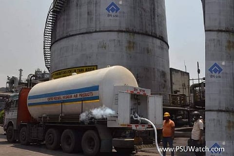 SAIL supplied 36,747 MT of Liquid Medical Oxygen so far, increases production