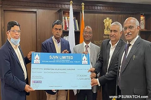 SJVN is now a corporate member of International Solar Alliance (ISA)