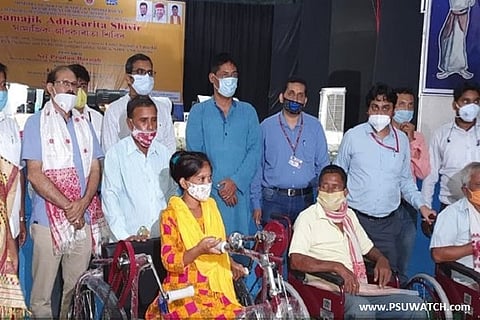 CSR: NHPC distributes aids & assistive devices to Divyangjans