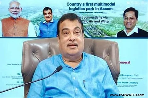 Gadkari lays foundation stone of country’s first multi-modal logistic park in Assam
