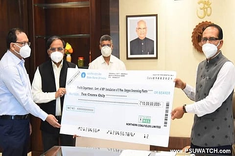 COVID-19: NCL extends Rs 10 crore to MP govt for setting up 5 oxygen plants