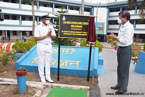 Indian Navy established 150 Bed COVID Care Centre in Odisha