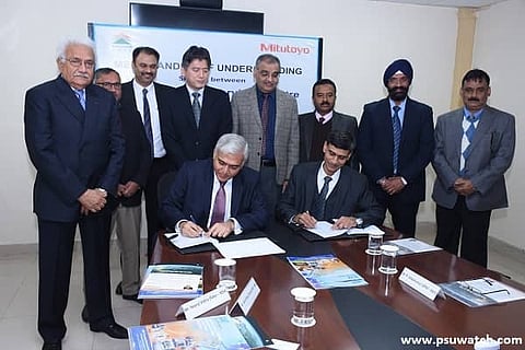 NSIC signs MoU with Mitutoyo South Asia Pvt. Ltd.