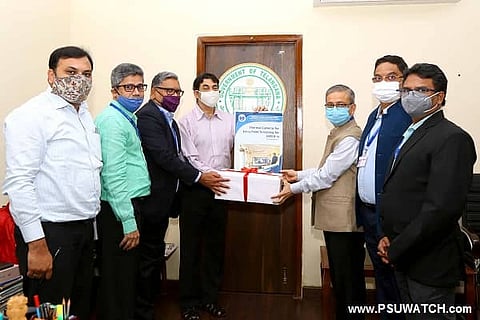 CSR: ECIL provides healthcare equipments to govt of Telangana