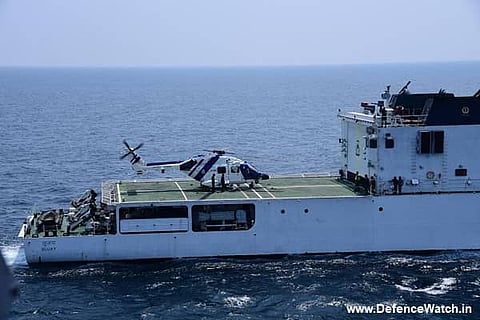 HAL’s ALH Dhruv demonstrates deck operations capabilities in ship-borne trials