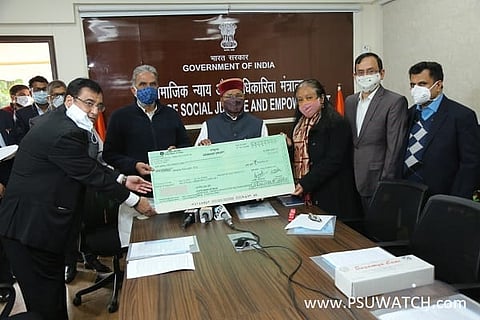 CSR: ALIMCO contributes Rs 75 lakh to PM CARES Fund