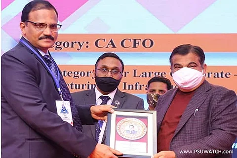 HPCL’s Director R Kesavan gets ‘CA CFO – Large Corporate: Manufacturing & Infrastructure’ award