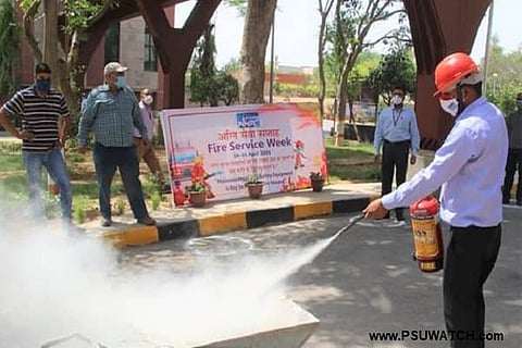 Fire Service Week: NHPC organises live fire exercise