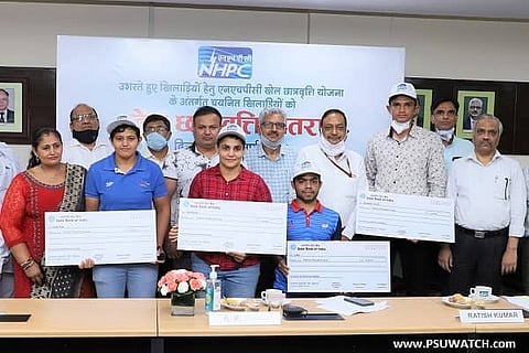 NHPC awards scholarships of Rs 52.64 lakh to upcoming sportspersons