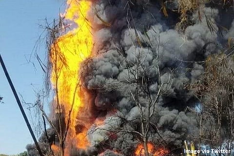 Baghjan explosion: Gas leaking from OIL well in Assam catches fire; 1 injured