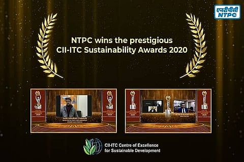 NTPC wins the CII-ITC Sustainability Award 2020