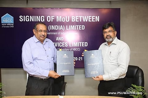 NBCC Services Ltd signed an MoU with NBCC for FY’2020-21