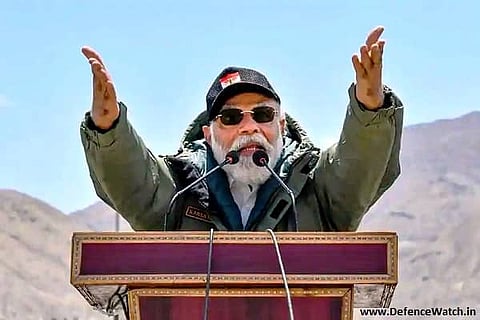 PM Modi roars in Ladakh, gives clear message to China