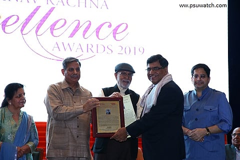 BHEL CMD awarded Manav Rachna Excellence Award 2019 for Nation Building
