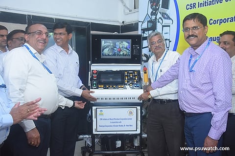 BPCL presents robotic manhole cleaning machines to MCGM