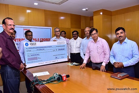 HPCL contributes Rs 5 crore towards restoration activities in Odisha post Cyclone Fani