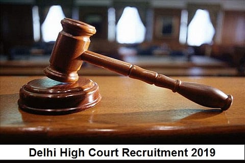 Delhi HC invites jobs applications; apply before Sept 8