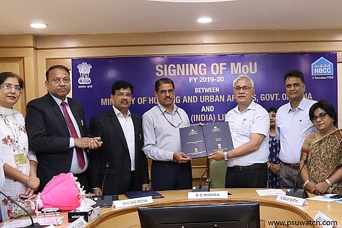 MoHUA Spells out FY20 Targets for NBCC, Signs MoU