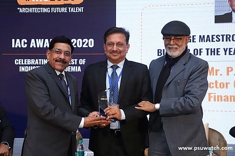 PFC’s Director (Commercial) awarded at