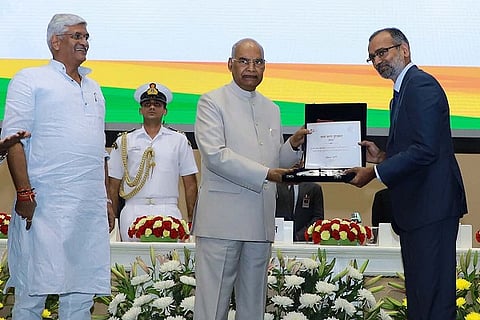 Power Grid gets Swachh Bharat Award from President