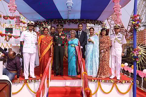 GRSE launches two fast patrol vessels for Indian Coast Guard