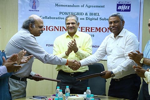 POWERGRID signs an MoU with BHEL