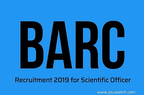 Opportunites In BARC! Last Date To Apply 01.02.2019