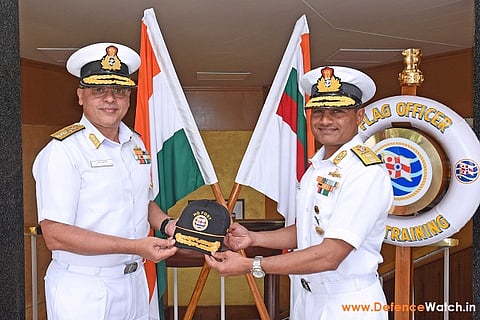 RAdm Rajesh Pendharkar assumes charge as new Flag Officer Sea Training