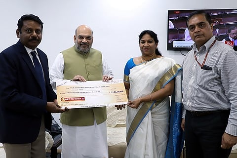 Govt receives dividend of 15.26 cr Rs from Repco Bank
