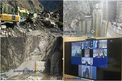 RK Singh inaugurates diversion of Marusudar river at Pakal Dul HE Project in J&K