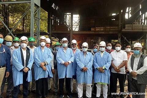 MoS Faggan Singh Kulaste visits Balaghat mines; reviews performance of MOIL