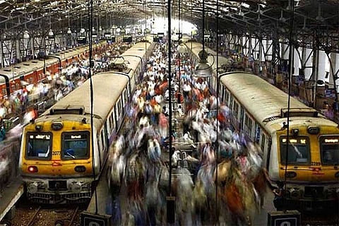 Mumbai locals is using indicators to warn commuters