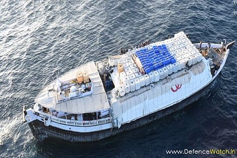 INS Sumedha rescues stranded vessel near the Somali coast