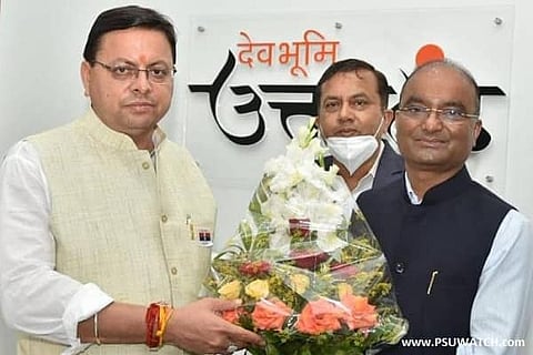 SJVN CMD wants more hydropower projects in Uttarakhand, meets CM